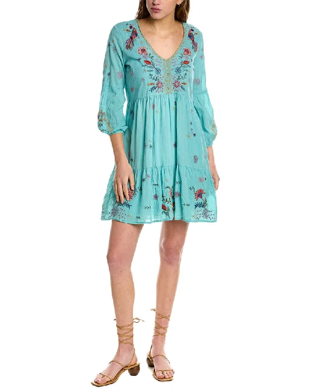Price Rollback Johnny Was Workshop Lucy Easy Tiered Mini Dress