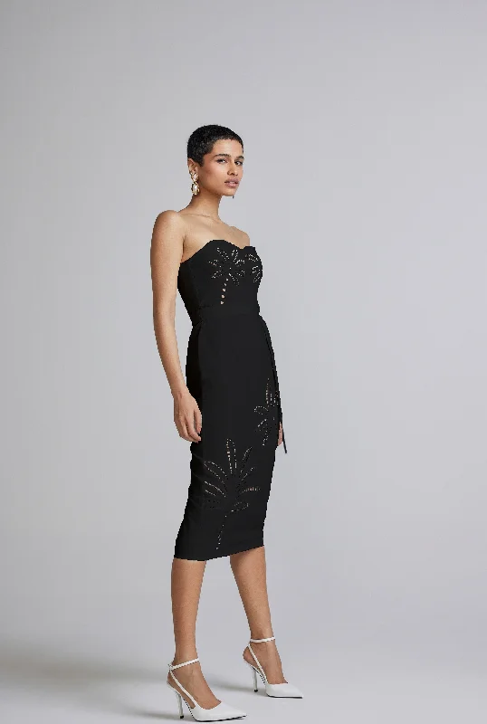 Unmissable Offer Lani Black Midi Dress