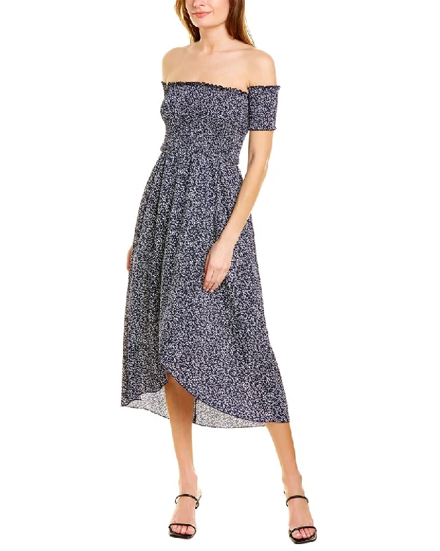 New Markdowns Pascale La Mode Smocked Midi Dress