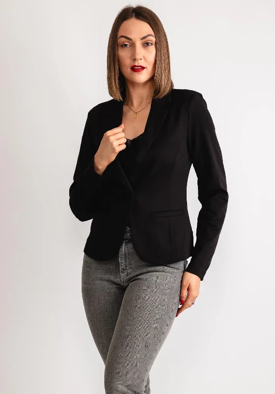 Flash Sale Kaffe Jenny Single Button Fitted Blazer, Black