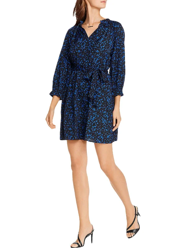 While Supplies Last Womens Mini Floral Casual Dress