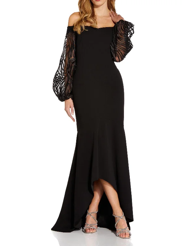 Amazing Deals Womens Off-The-Shoulder Maxi Evening Dress