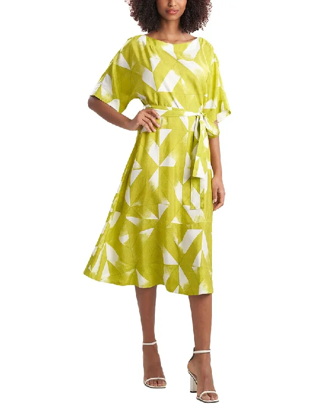 Limited Availability Natori Sumi Silk Boatneck Dress