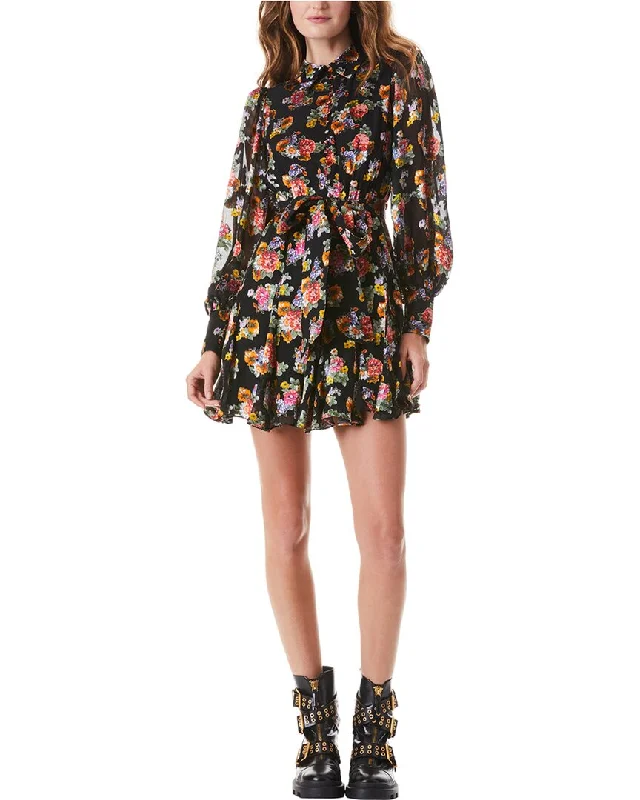 Buy Now alice + olivia Mina Silk-Blend Dress