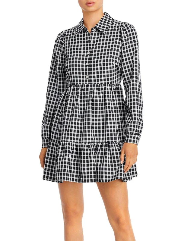 Special Offer Womens Tiered Short Mini Dress