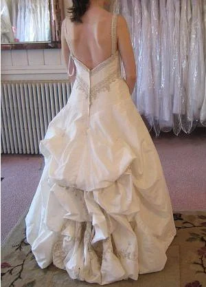 Price Drop Pronovias Silk Taffeta A-Line