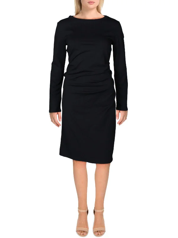 Clearance Sale Womens Pleated Office Sheath Dress