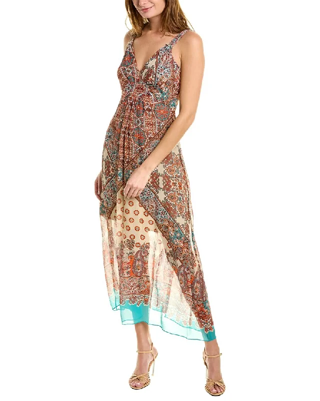 Great Deals Elie Tahari Silk Maxi Dress