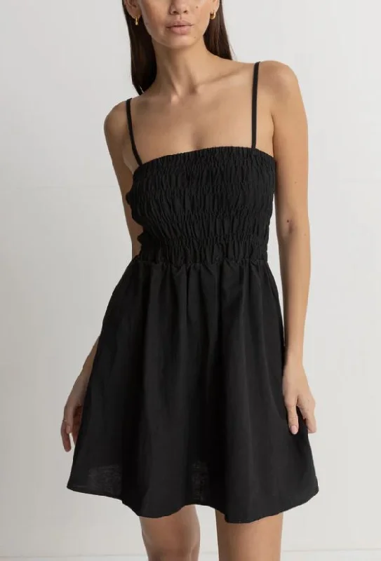 Clearance Sale CLASSIC SHIRRED MINI DRESS