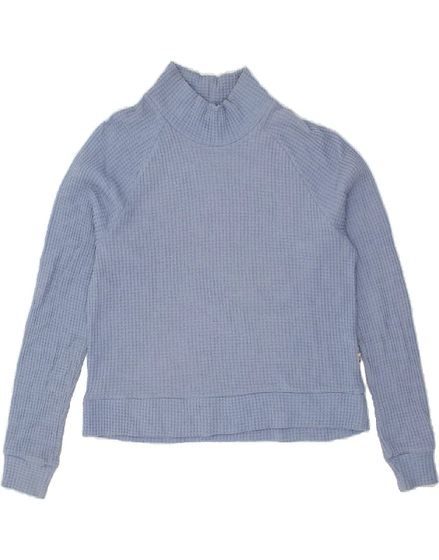 Steals and Deals THE NORTH FACE Womens Sweatshirt Jumper UK 14 Medium Blue Cotton