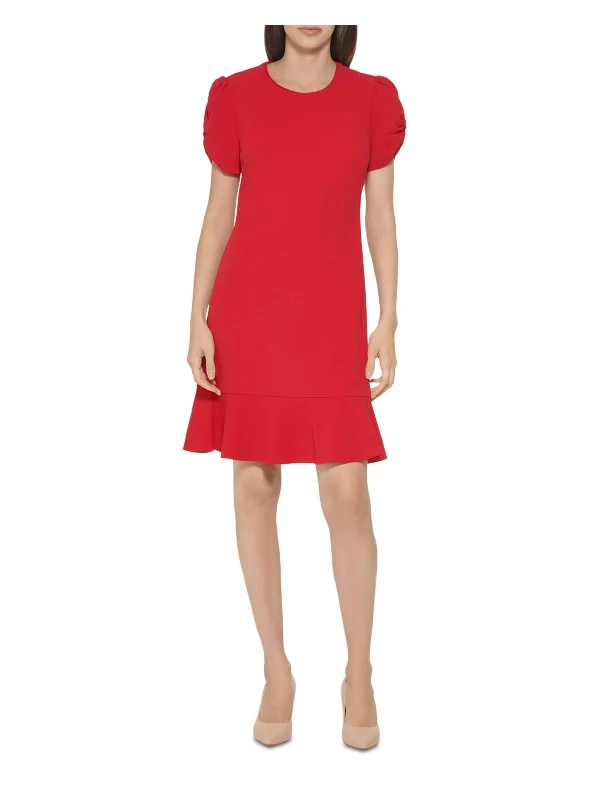 Anniversary Sale Womens Scuba Crepe Wear to Work Dress