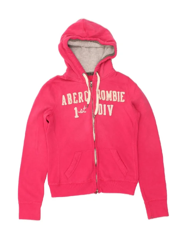 Savings Event ABERCROMBIE & FITCH Womens Graphic Zip Hoodie Sweater UK 12 Medium Pink Savings Event ABERCROMBIE & FITCH Womens Graphic Zip Hoodie Sweater UK 12 Medium Pink