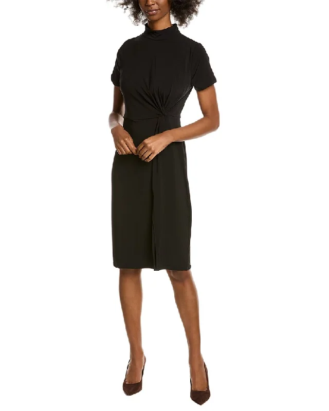Bargain Prices Ellen Tracy Twisted Front Sheath Dress