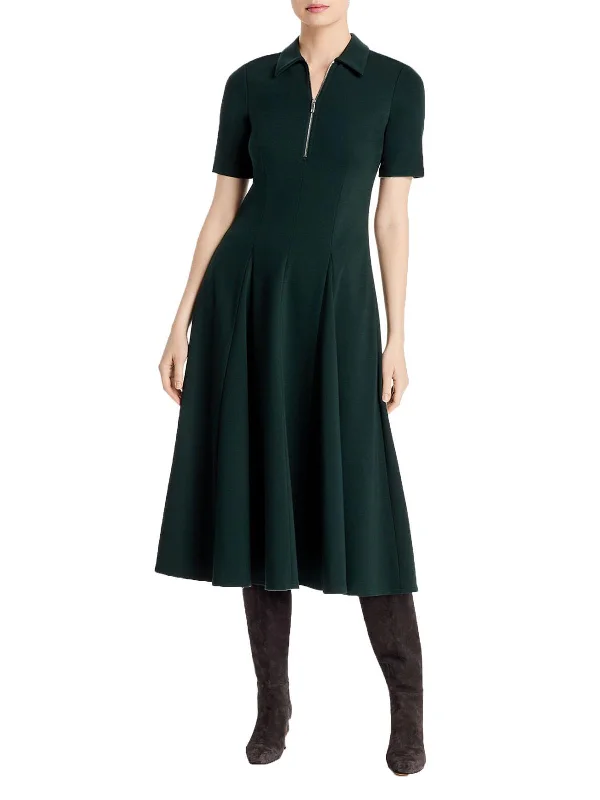 Super Sale Fallon Womens Collared Knee Midi Dress