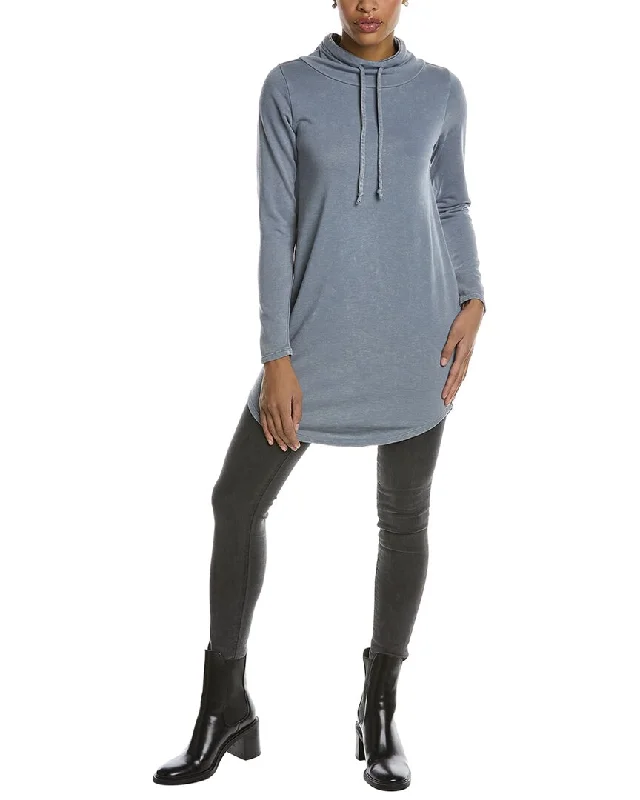 Epic Deals Chaser Slub French Terry Shirttail Mini Dress