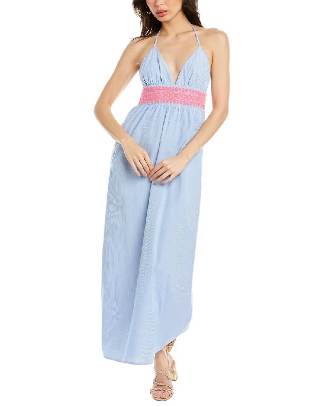 Closeout Sail to Sable Halter Maxi Dress