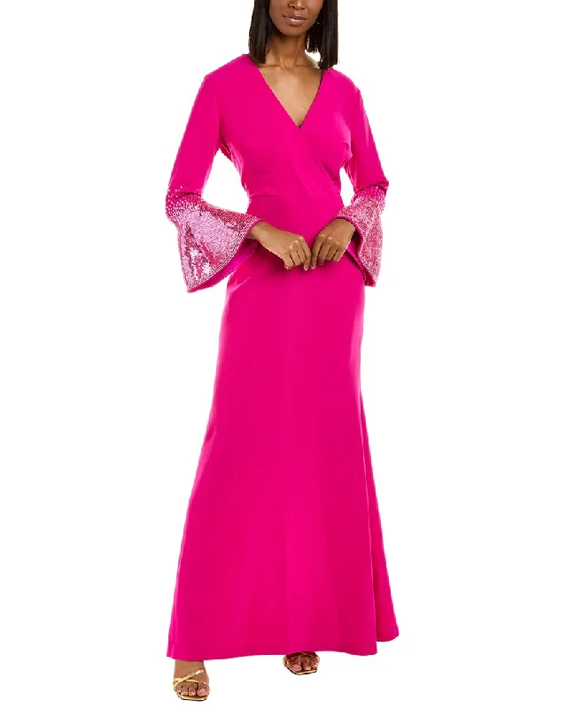 Act Now Sachin + Babi Silk-Blend Maeve Gown