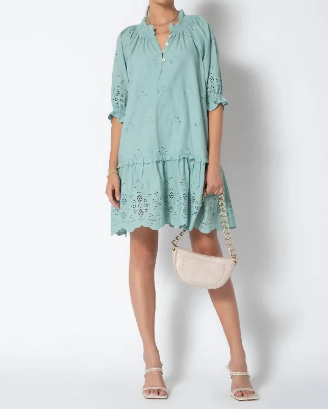 Savings Bonanza Mia Dress in Blue Stone